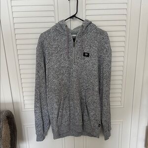 Vans Gray Zip Up Sweater